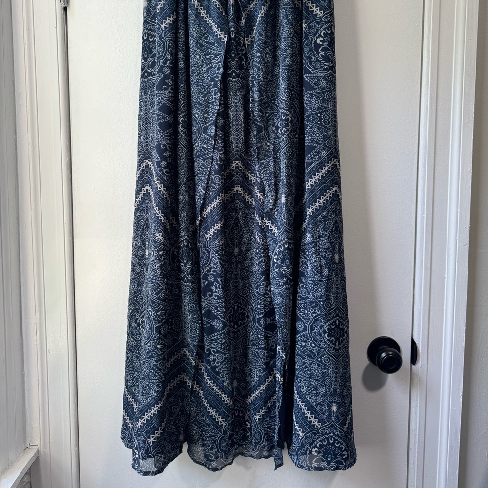 The Jetset Diaries Moroccan Print Split Maxi Dress Size L - Picture 6 of 9
